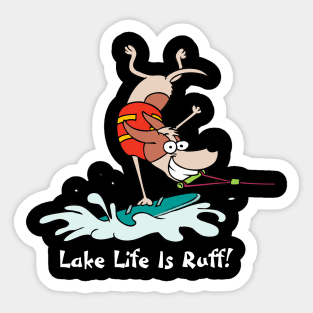 Wakeboard for Dark Shirts Sticker